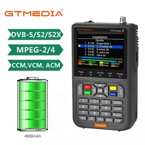 Pointeurs de satellite DVB-S/S2/S2X Satfinder TV Signal Chercheur de Mesure WIFI - Foto 1 di 12