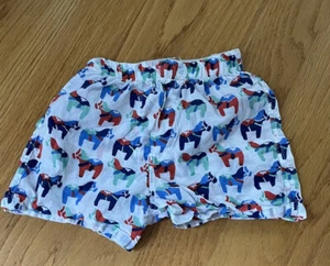 Roberta Roller Rabbit Boxer Shorts Horses Kids Size 4 - Picture 1 of 4