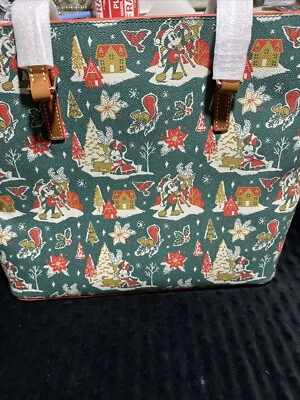 Disney PARKS Dooney & Bourke Mickey Minnie Navidad Bolso de Mano y Cartera Foto 1 de 4
