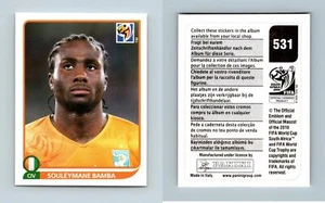 Souleymane Bamba #531 South Africa 2010 Fifa World Cup Panini Sticker - Picture 1 of 1