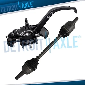 Front Left Steering Knuckle Hub CV Axle for 2009-12 Honda Accord Acura TSX 2.4L - Picture 1 of 9