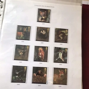 GB Mint 2004 Woodland Animals Set of 10 Less than Face Value £ 16.50 - Picture 1 of 3