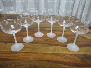 6 + 2  x Sektschalen  Kristall von Avon Kolibri Hummingbird  16 cm sehr gut - Bild 1 von 5