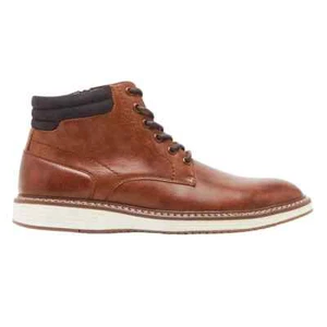 Steve Madden "P-Jelen" Herren Side Zip Chukka Elegant & Bequem Stiefel (Cognac) Braun - Bild 1 von 7