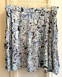 Gonna a dondolo stampata Cynthia Rowley XL - Foto 1 di 5