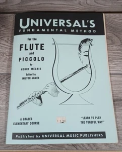 Universal's Fundamental Method For The Flute And Piccolo New - Picture 1 of 10