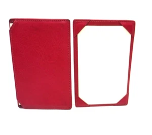 Grafik Bild Jotter persönliche Tasche Leder mit 24 3x5 Karten nachfüllbar ROSA - Bild 1 von 2