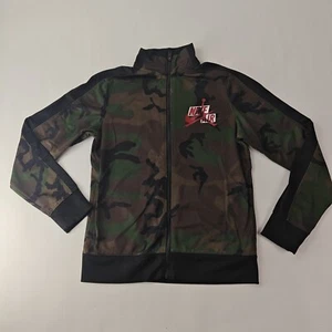 Nike Air Jordan Camo Youth Boys Full Zip Light Jacket Sz Large 12-13 years - Picture 1 of 8