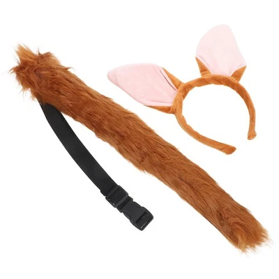  Diadema Orejas de Zorro Animales Diademas Lindo Cosplay Dibujos Animados Tocado Foto 1 de 4