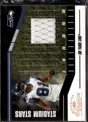 2005 Donruss Classics Koren Robinson #SS-38 Stadium Stars Goal Line Bronze SC119 - Image 1 of 2