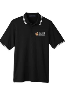 BUICK MOTORSPORTS BLACK/WHITE POLO SHIRTS BY GM - Picture 1 of 1
