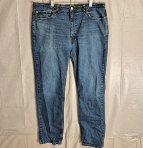 Levis 541 Men Athletic Tapered Jeans 38X32 Blue Distressed Red Tab Denim - 0392 - Picture 1 of 11