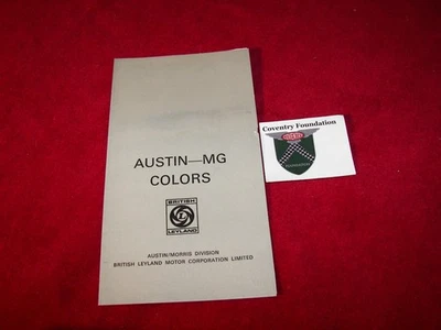 RARO British Leyland Austin-MG Colores - Publicación No. BMC 143/C 17/7 (19105) Foto 1 de 3