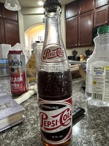 Vintage Pepsi-Cola Full Unopened 16 Fl OZ. Soda Pop Bottle - Picture 1 of 1