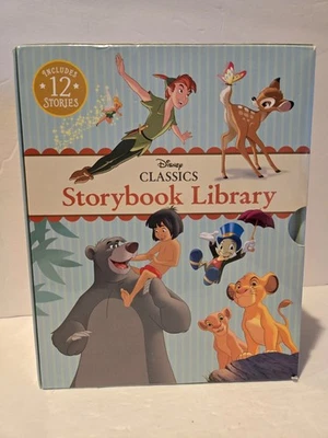 Disney Classics Storybook Library 12 Books Hardcover Set- Like New Foto 1 de 4