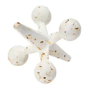 Cast Iron Jack Accent, White - Picture 1 of 5
