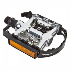 SUNLITE MTB Clipless 9/16" Black/Silver Bicycle Pedals - Picture 1 of 1