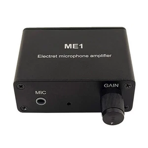 Micrófono condensador 3,5 mm ME1 amplificador de auriculares preamplificador de audio Misc7549 - Imagen 1 de 6