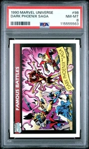 Marvel Universe #98 Dark Phoenix 1990 🔥PSA 8🔥 - Imagen 1 de 2