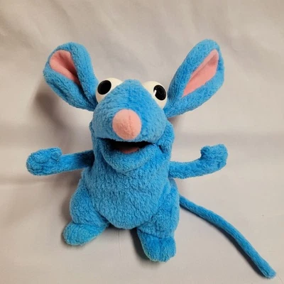 Bear in the Big Blue House Tutter Mouse Plush Matell Jim Henson Bean Bag 1999 - Image 1 of 4