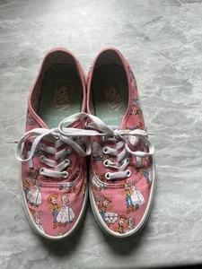 Vans Disney Pixar Toy Story Pink Sneakers Woody And Little Bo Peep Size 7 Womens - Picture 1 of 8