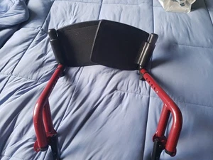 Wheelchair Swing Away Leg Foot Rests RED (PAIR - L & R) TRAVELLER/COMPANION MORE - Picture 1 of 6