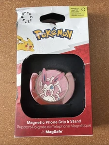 PopSockets MagSafe Round Phone Grip & Stand Pokemon Enamel Sylveon OPEN BOX NEW - Picture 1 of 5