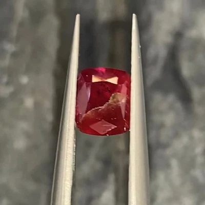 Antique Earth Mined 1Ct Natural Ruby Deep Red From Madagascar 5mm for Ring - Image 1 of 4