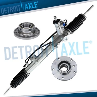 Conjunto de cojinete de cubo de rueda de piñón y cremallera de dirección para BMW 318i 323i 325i 328i Z3 Foto 1 de 4
