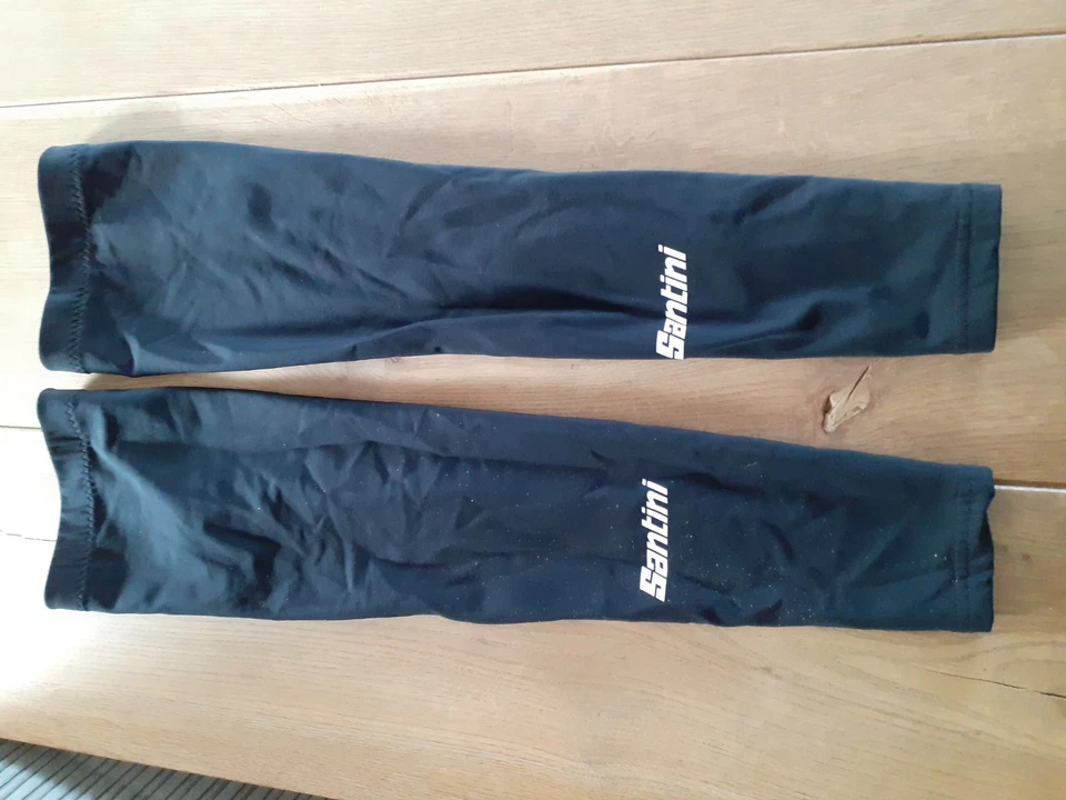 Original Santini Lidl Trek 2025 Beinlinge / Legwarmers schwarz (M) - Bild 1 von 1