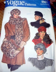 *Vintage HATS MUFF & SCARF Sewing Pattern Uncut - Picture 1 of 1