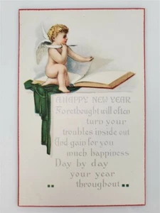 Postal de Colección Un Feliz Año Nuevo Previsión a menudo convertirá tus problemas en el interior - Imagen 1 de 2