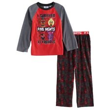 FNF Boys Five Nights At Freddy's 2-Piece Pajama Set New