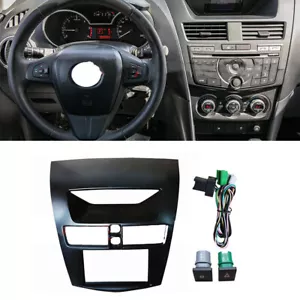 Auto Stereo Radio Fascia Dash Frame Trim 2DIN For Mazda BT-50 2012-2015 - Picture 1 of 7