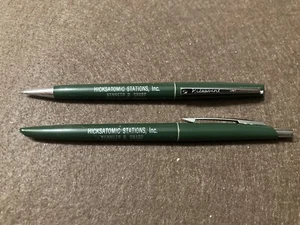 Vintage Hicksatomic Stations Stift & Bleistift Set Chatsworth, Illinois  - Bild 1 von 5