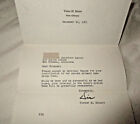 16 décembre 1965 Victor H Schiro Nouvelle-Orléans lettre remerciant un contributeur avec env
