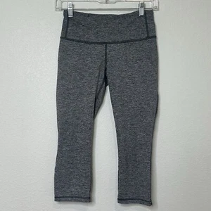 Patagonia Heather Gray Cropped Leggings Women’s Size Small Athletic Hiking Cycle - Picture 1 of 8
