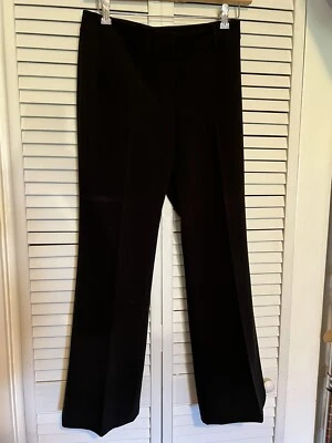 TAHARI Women's Size 4 Pants Black Business Dress Slacks Straight stretch - Image 1 of 4