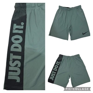 Nike Dri-Fit Athletic Training Gym Shorts Mens Size L Logo Swoosh Lightweight - Picture 1 of 10