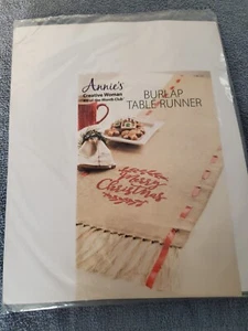 Crafts, Kit, Burlap Christmas Table Runner, New - Picture 1 of 3