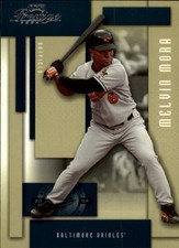 2004 Playoff Prestige Baltimore Orioles Baseball Card #27 Melvin Mora