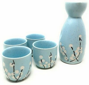 TJ Global 5-teiliges Sake Set, Langlebiges Keramik Japanisches Sake Set mit 1... - Bild 1 von 5