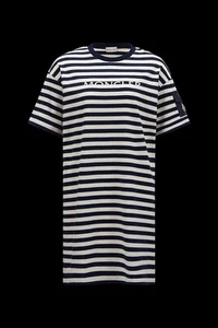 Moncler Striped T-Shirt Dress - Medium - Picture 1 of 6