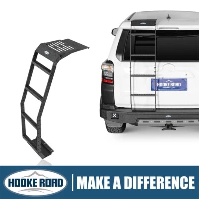Hooke Road Textured Steel Rear Hatch Ladder for Toyota 4Runner 2010-2024 Foto 1 de 4