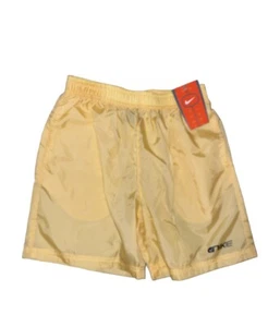 Nike Girl’s Nylon Yellow Shorts Size Large (14) - Picture 1 of 2
