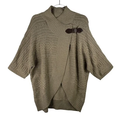 Fenn Wright Manson Wool Angora Knit Cardigan Sweater Short Sleeve S Fisherman - Image 1 of 4