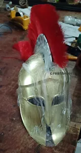 King Leonidas Medieval Antique Roman 300 Movie Spartan Worrier Helmet Present - Picture 1 of 5