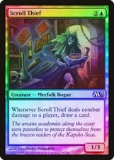Scroll Thief FOIL Magic 2013 / M13 NM Blue Common MAGIC MTG CARD ABUGames