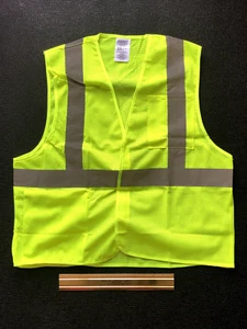CHALECO DE SEGURIDAD FASTENAL CAL FLUORESCENTE ALTA VISIBILIDAD PEQUEÑO MEDIANO ENVÍO GRATUITO - Imagen 1 de 12