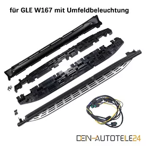 Trittbretter für Mercedes GLE W167 V167 mit LED Einstiegsbrett - Picture 1 of 6